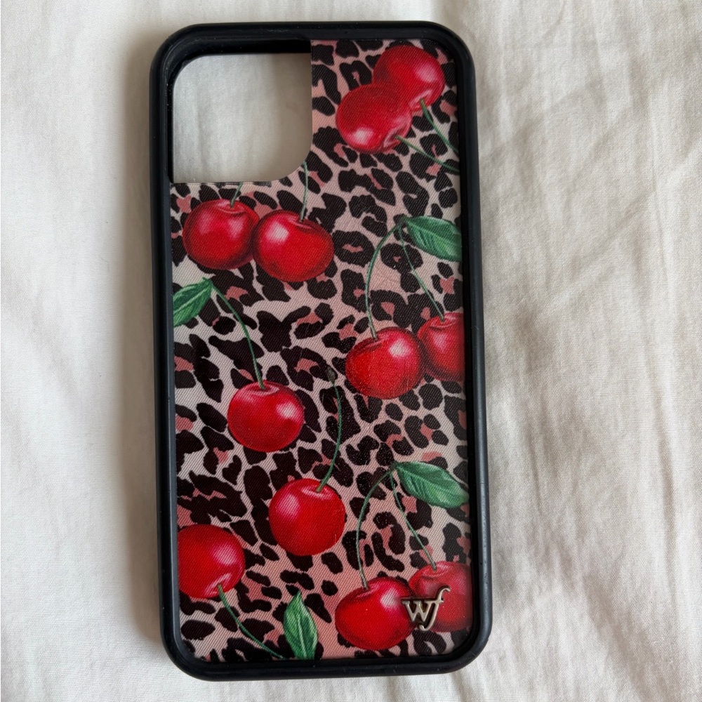 Wildflower Leopard and Cherry IPhone 13 Case